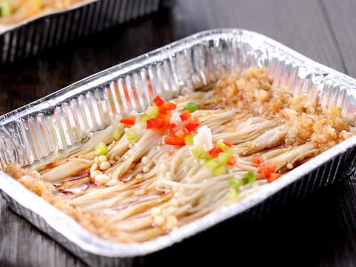 唐河锡纸烤金针菇